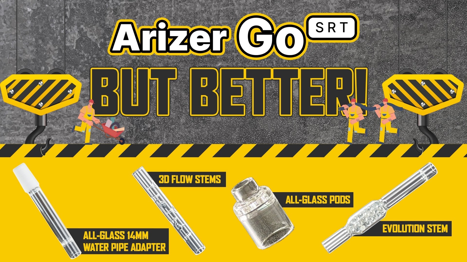 Best Arizer Go SRT Accessories: Glass Pods, Cooling Stems & WPA