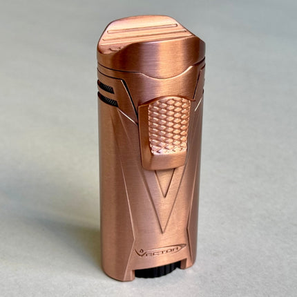 Vector Ironquad 4-Flame Torch with dust cover closed cigar rest