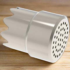 Close-up of the Camouflet Super Capacitor showing stainless steel construction and expanded heating matrix