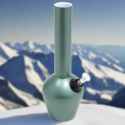 chill steel pipe in armored green colour