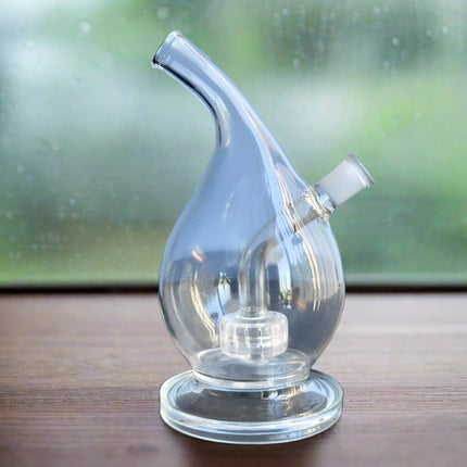 raindrop glass water pipe side view 14mm female