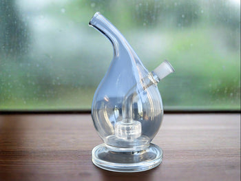 raindrop glass water pipe side view 14mm female