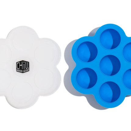Custom-fit Chill Pipe ice tray made from flexible silicone, optimized for maximum cooling performance.
