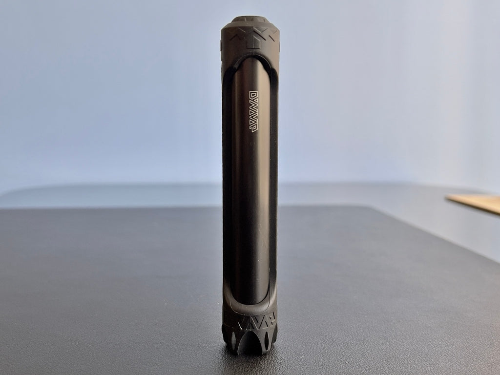 black dynavap slingstash standing vertical