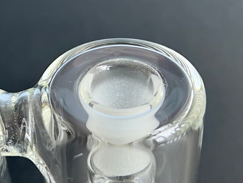 14mm frosted joint on double bubbler water bong