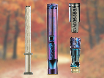 exploded view components of dynavap titanium m in NebuluM