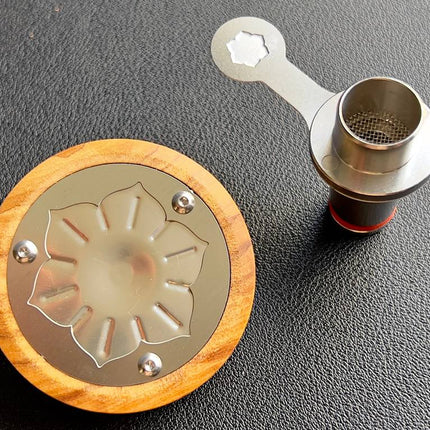 the lotus vaporizer kit with components disassembled