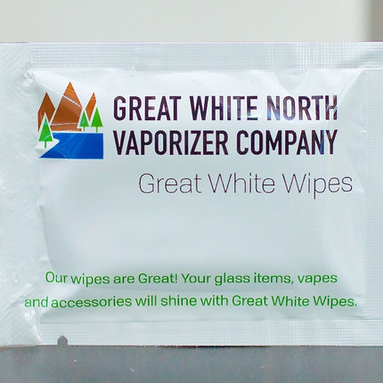Great White Wipes - 50 Individual Alcohol Wipes