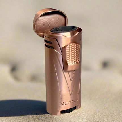 Vector Ironquad 4-Flame Torch with dust cover opened
