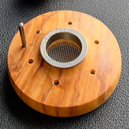 bottom view of lotus vaporizer vapour cap