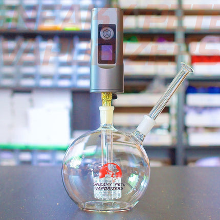 the original sneaky pete mega globe with arizer solo 2 for size reference