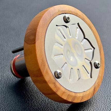 the lotus vaporizer fully assembled laying on side