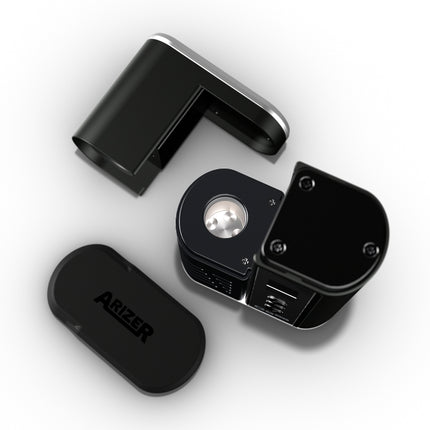 Arizer Go SRT portable vaporizer with glass stems Go Shell pods accessories and travel cap