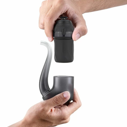 Close-up of the Haze edition glass detail, showing the 3D Chamber and smooth borosilicate finish.
