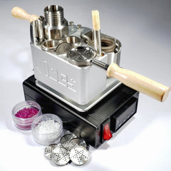 Vices Adaptaball ball vape internal media options including zirconia balls, ruby gems, and stainless steel star coins