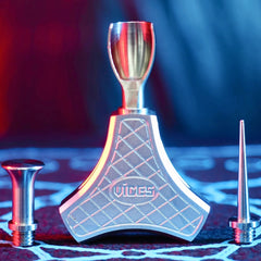 Vices Tri Tool fully assembled with scoop, tamper, and stir tool attached