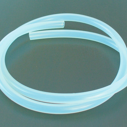 36" globe whip tubing on a table.
