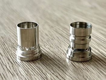 vestratto anvil bowls in 2 sizes on wood background