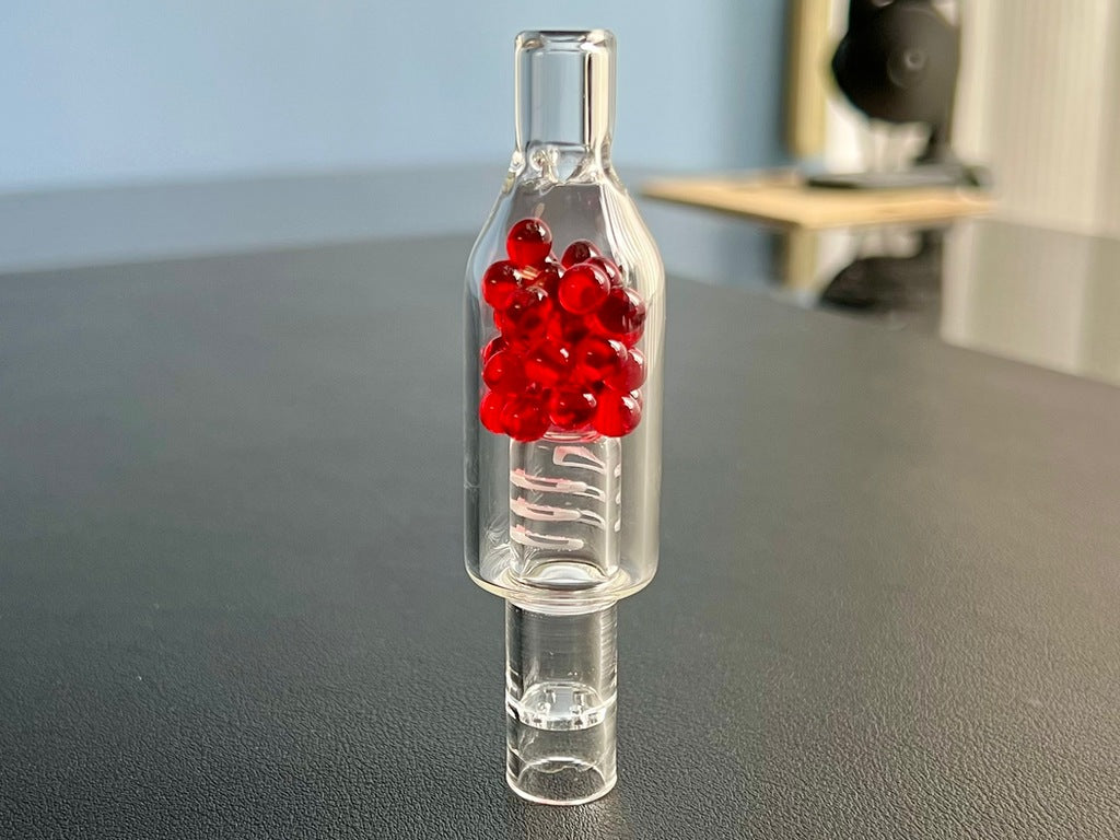 arizer rocket cooling stem with red beads