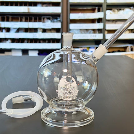Sneaky Pete mega globe flat earth edition glass whip mouthpiece