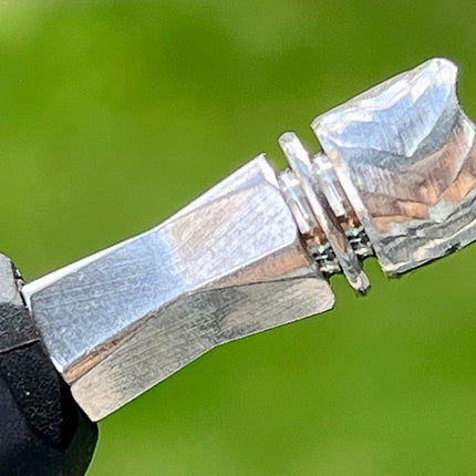 Tip of a black Dynavap B Portable Vaporizer.