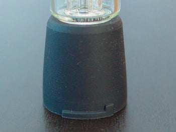 Base of a Crafty+/Mighty+ Mini Bubbler standing on a table.