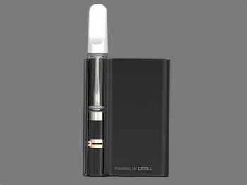 CCELL Palm Pro with white 510 cartridge inside