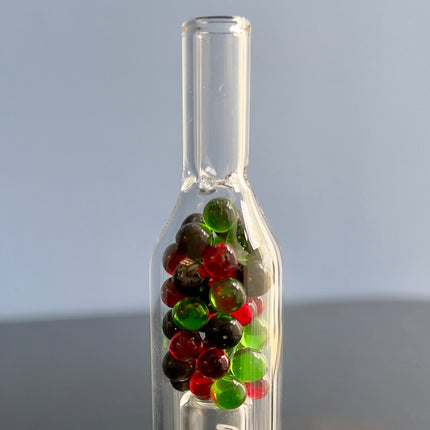 close up of beads and mouthpiece on xl rocket cooling stem for tinymight 2