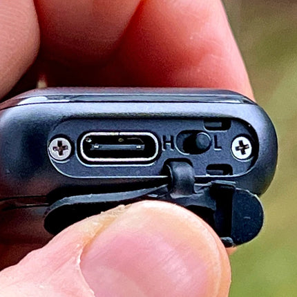 usb-c charging port and voltage selector on ccell rizo