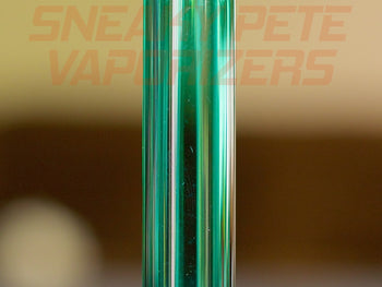 Closeup of teal Aristocrat stem for Dynavap.