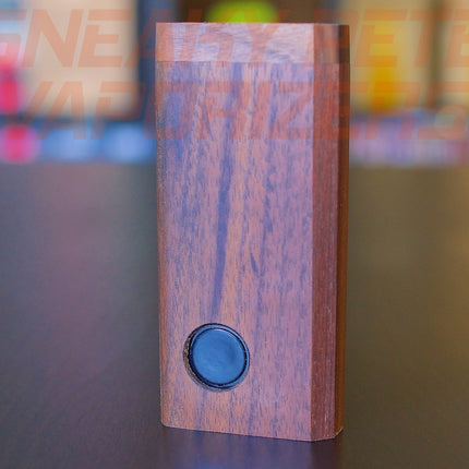 Walnut ER DynaStash standing on a table.