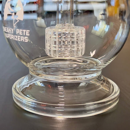 stereo matrix percolator on sneaky Pete mega globe with glass base