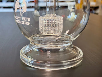 stereo matrix percolator on sneaky Pete mega globe with glass base