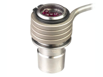 B-ZERO ball vaporizer heating coil with balls exposed.