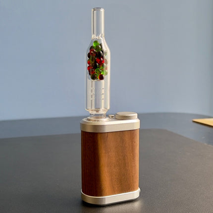 tinymight 2 with xl rocket beaded cooling stem in oven sitting on desk