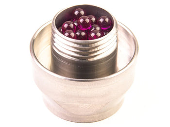 3mm Ruby Balls inside injector vaporizer.
