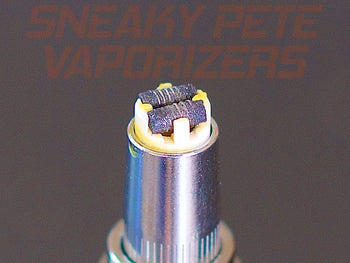 Close up of a coil of Black Boundless Terp Pen.