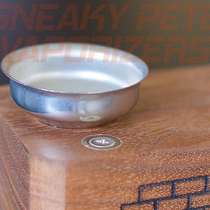 Dry Herb Loading Funnel inserted into Sticky Brick.