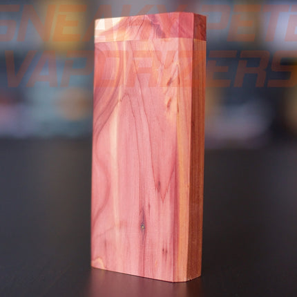 Cedar DynaStash standing on a table.