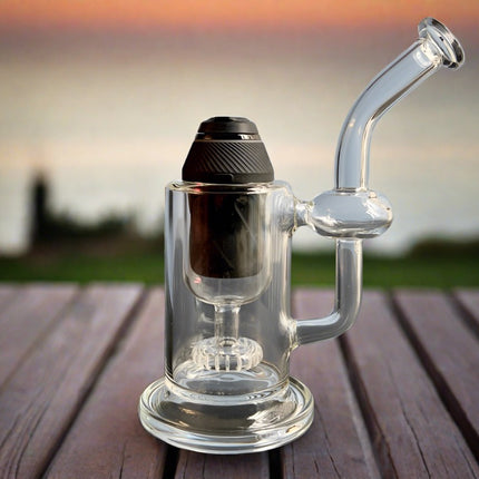Puffco proxy inside of insider bubbler bong