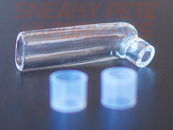Crafty+/Mighty+/CFX Glass Mouthpiece on a table.