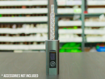 Arizer UltraDry glass stem in Arizer Solo 2.