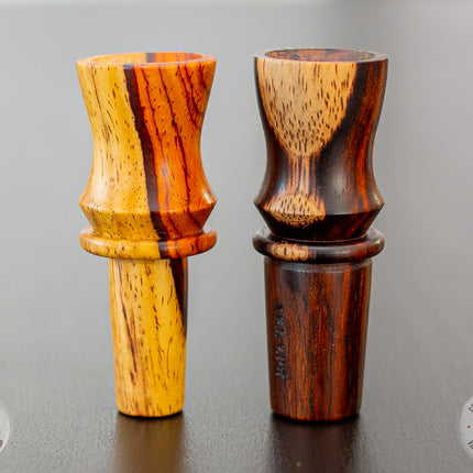 2 Ed's TNT Injector Bowls standing on a table. 