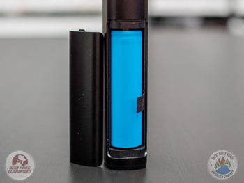 Battery of the XMAX V3 Pro portable dry herb vaporizer