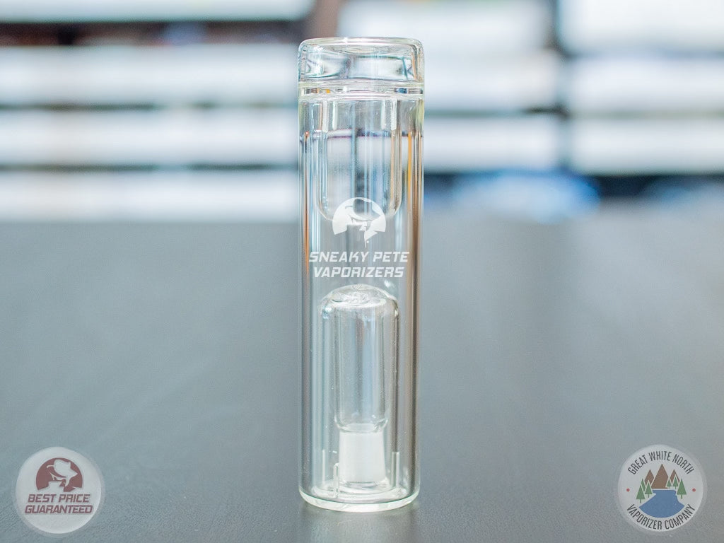 Desperado™ Vaporizer Water Pipe standing on a table.