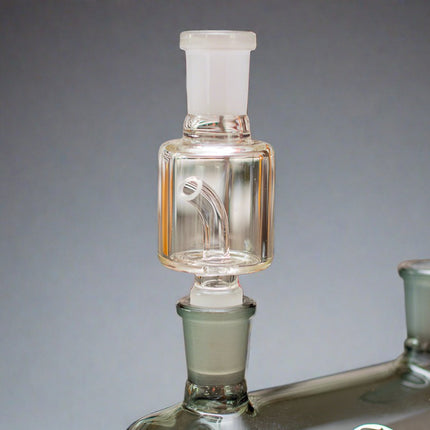 Dry Herb Catcher - Barrel - inserted into water piece. 